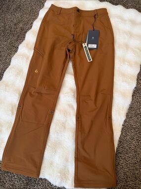 Gnara “Go There” Pants - Women’s Size 10 - Brown/Cinnamon